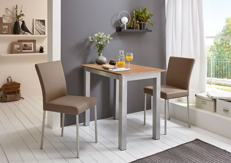 vito Esstisch 110 x 70 cm NB braun/grau