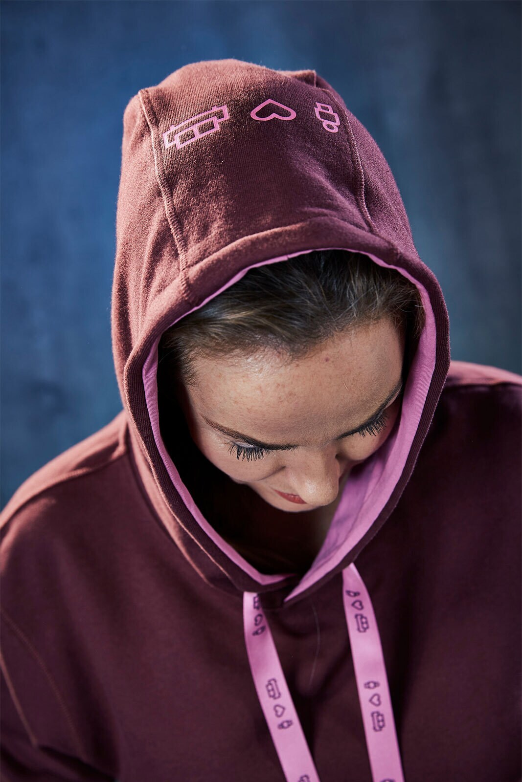 porta Hoodie Größe XL Fuchsia dunkel