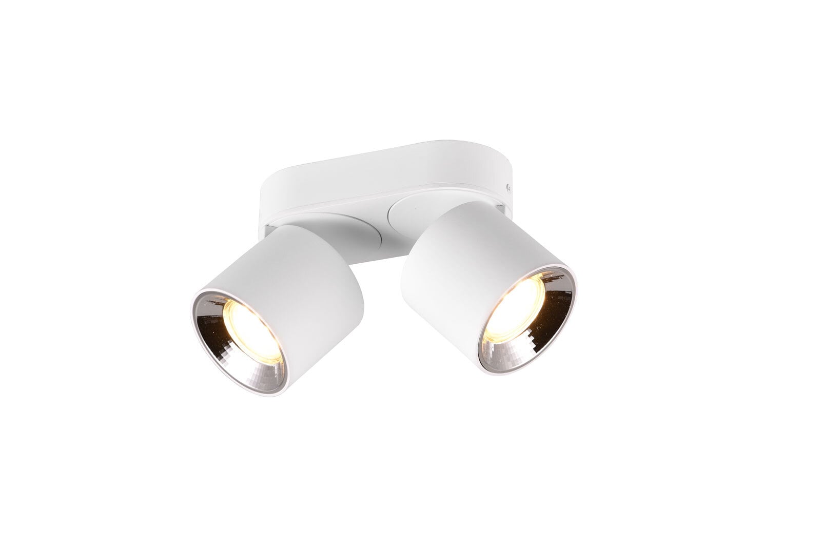 TRIO Retrofit Deckenlampe mit 2 Spots GUAYANA 18 cm weiß