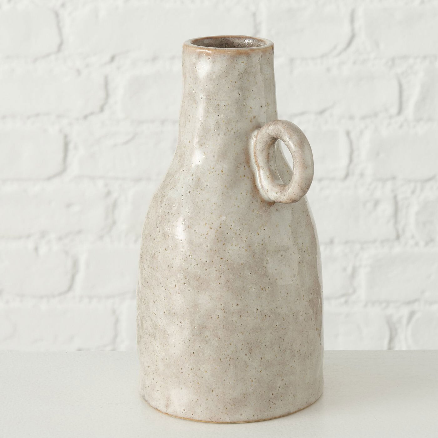 Vase CECILIE 20 cm grau