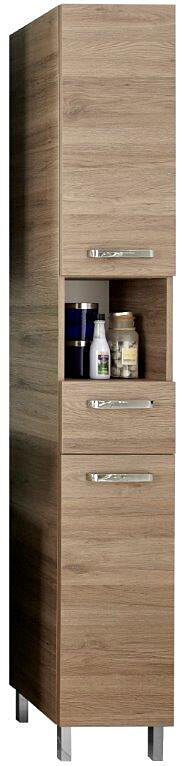 CASAVANTI Hochschrank OFFENBACH 30 x 195,5 x 33 cm braun