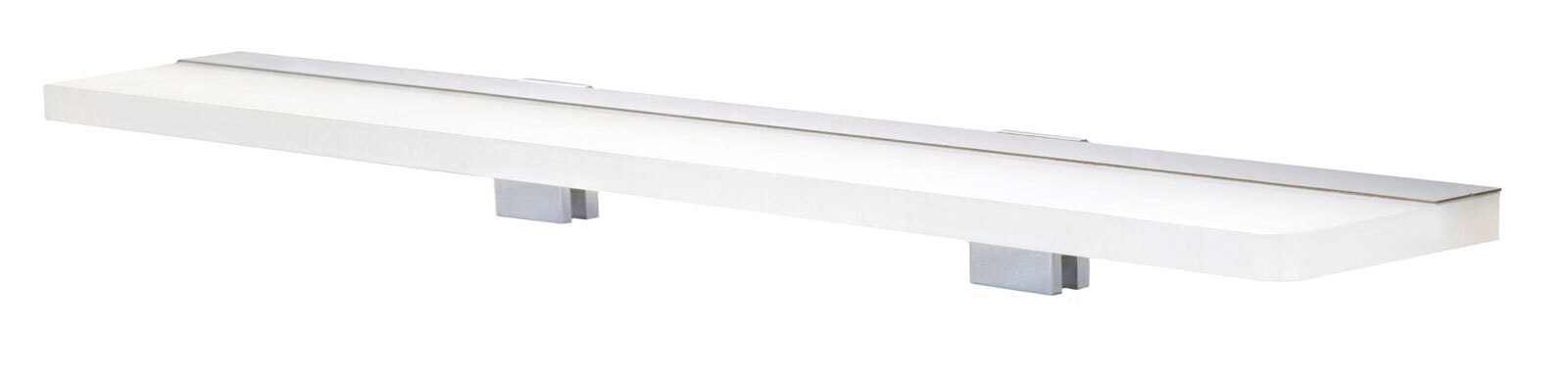 CASAVANTI LED Aufsatzleuchte ACHIM 50 cm chromfarbig/ weiß