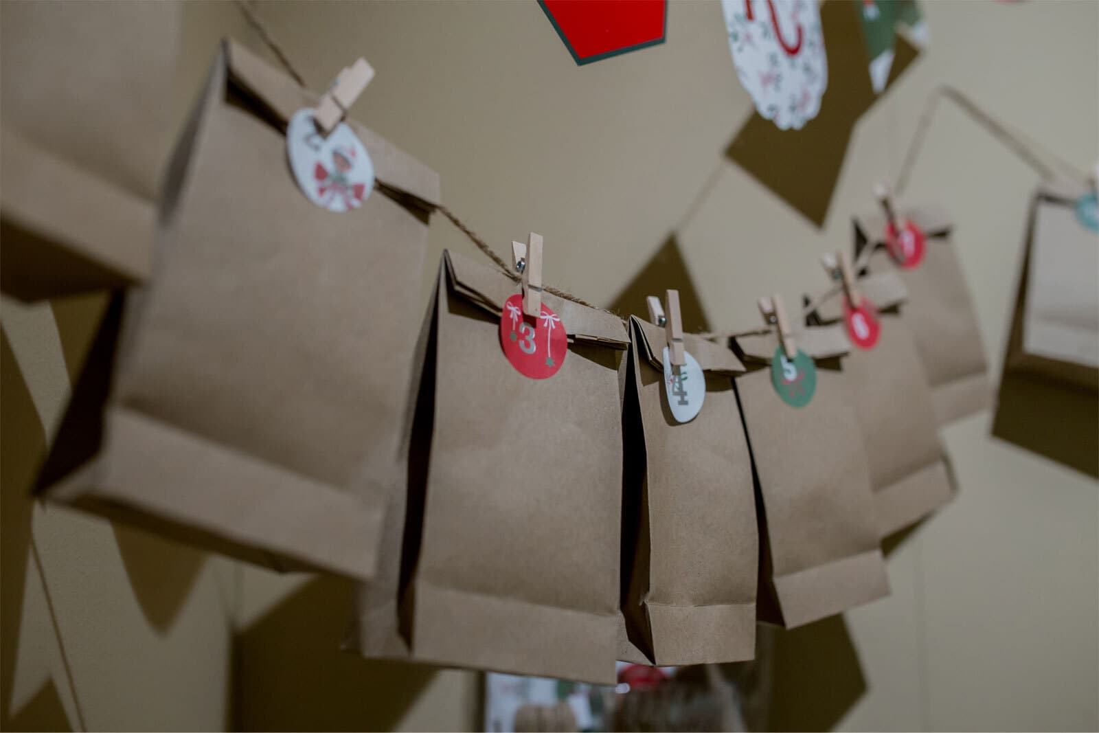 Adventskalender Set PAPERBAG mehrfarbig