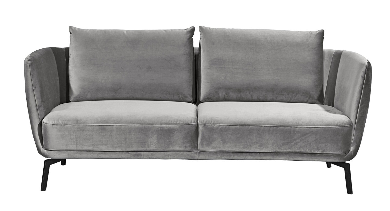 SCHÖNER WOHNEN-Kollektion Sofa 2,5-Sitzer PEARL Stoff Velvet stonegrau