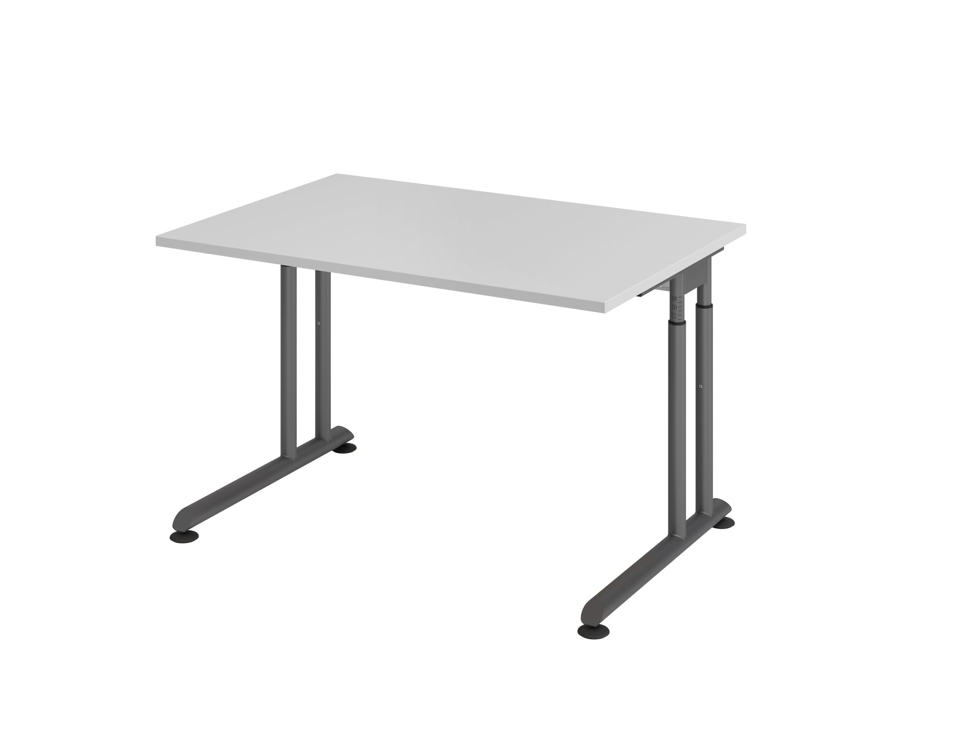 Schreibtisch 120 x 80 cm Grau/ Graphit