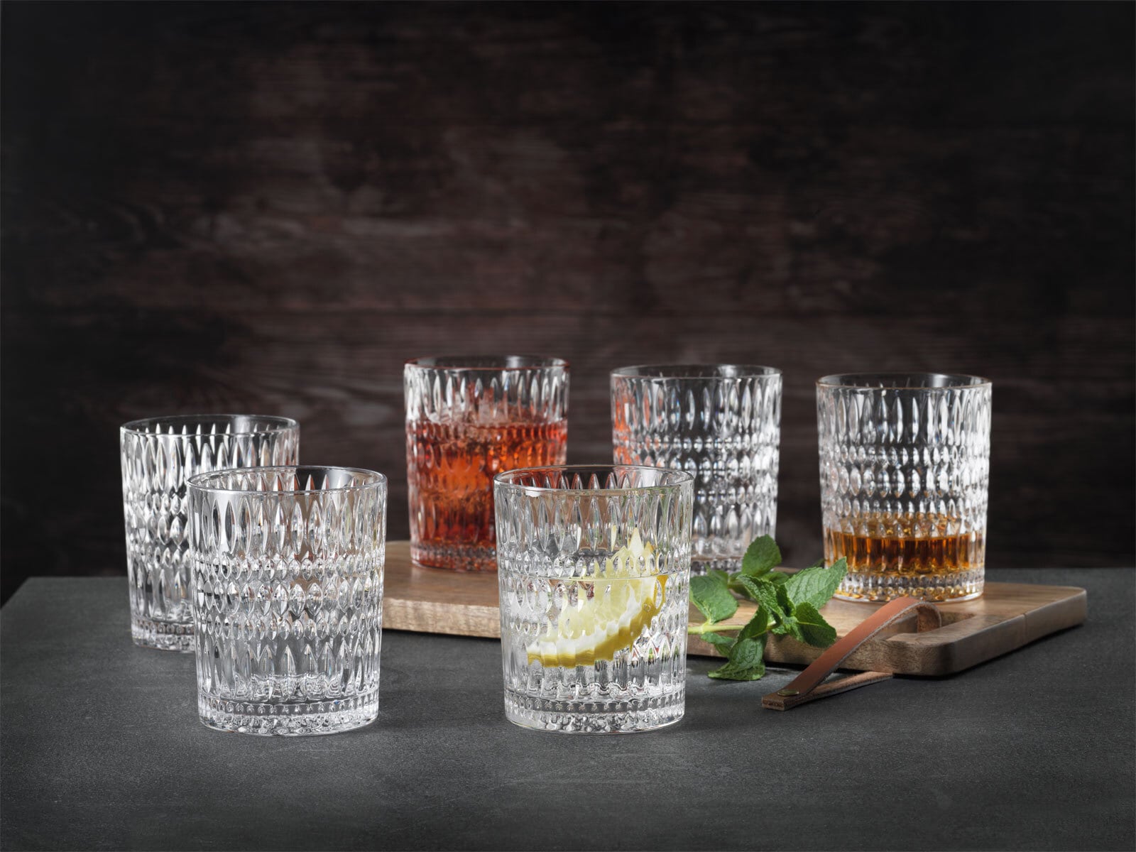 Nachtmann Whiskyglas ETHNO 6er Set 304 ml Kristallglas