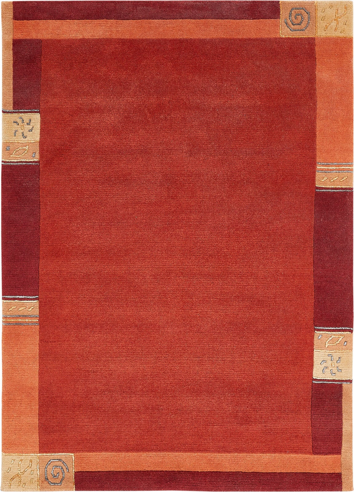Teppich MANALI 170 x 240 cm rot