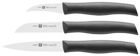 ZWILLING Messerset TWIN GRIP 3-teilig schwarz