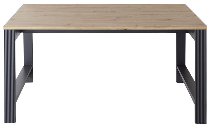 CASAVANTI Schreibtisch JASMIN 160 x 80 cm Graphit/ Artisan Eiche