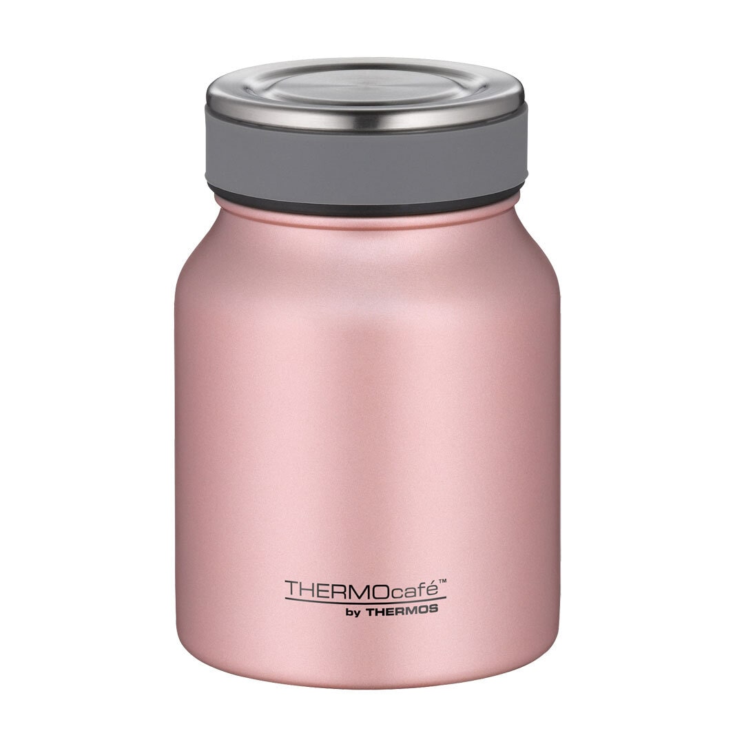 THERMOcafé by THERMOS Isolier-Speisegefäß FOOD JAR 500 ml Edelstahl rosa