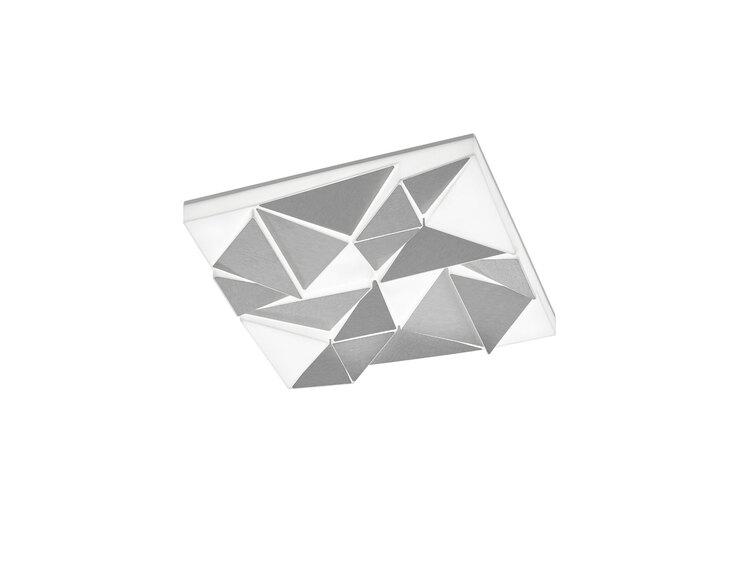 TRIO LED Deckenlampe TRINITY alufarbig