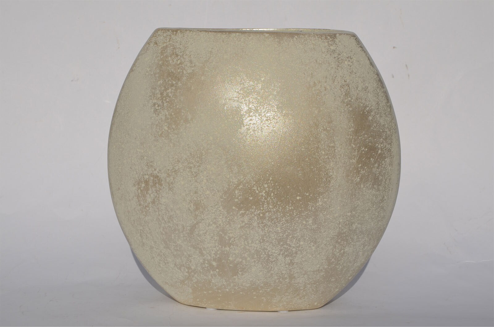 Vase PEARL 15 cm Silberfarbig/Perlmutt