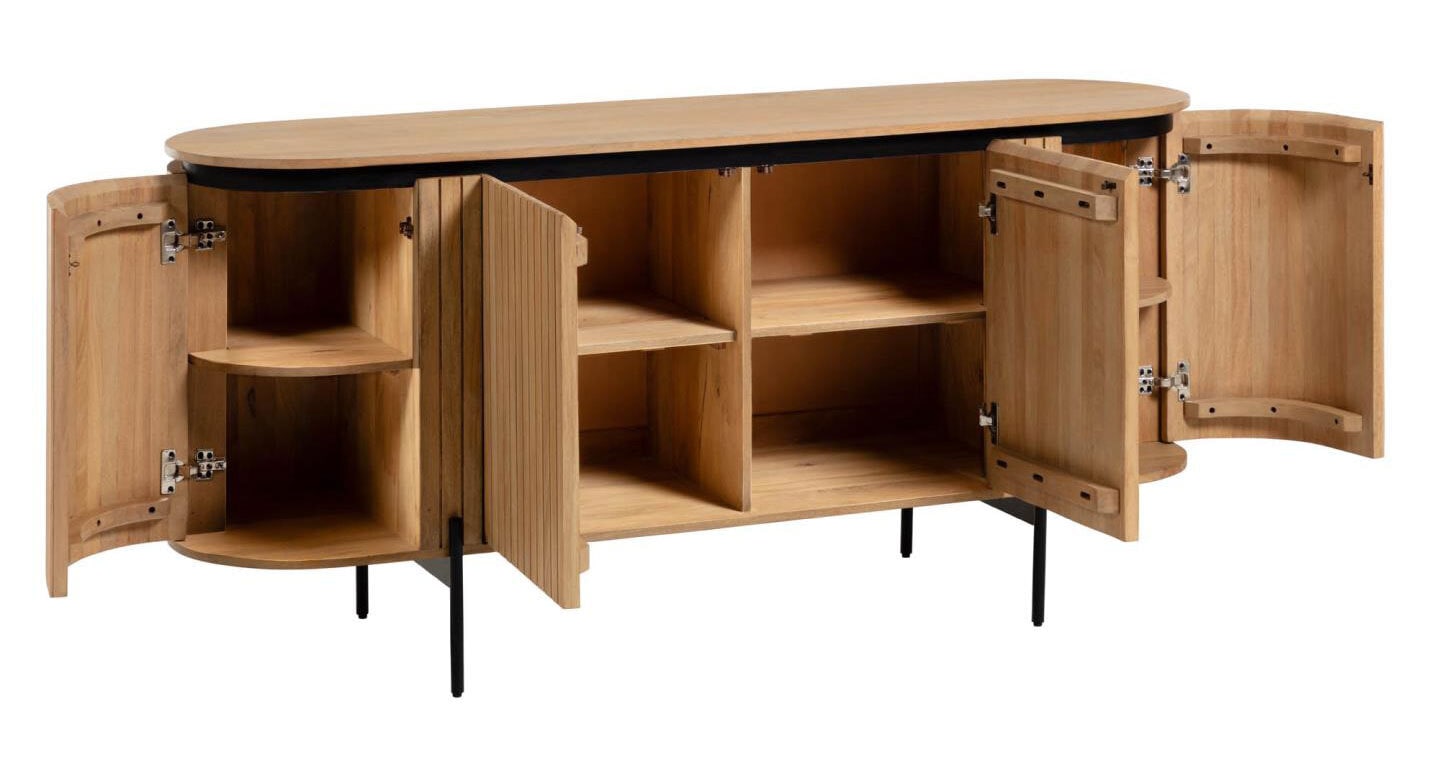 Kave Home Sideboard LICIA 170 x 80 cm Mango braun