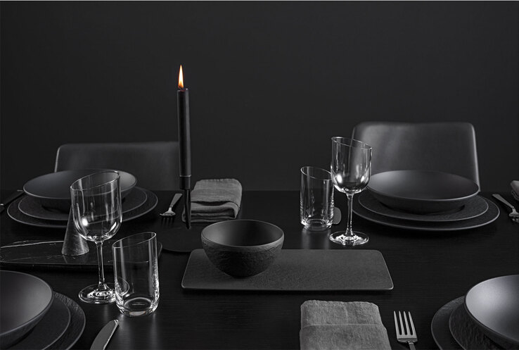 Villeroy & Boch Dipschälchen MANUFACTURE ROCK 110 ml grau/ schwarz