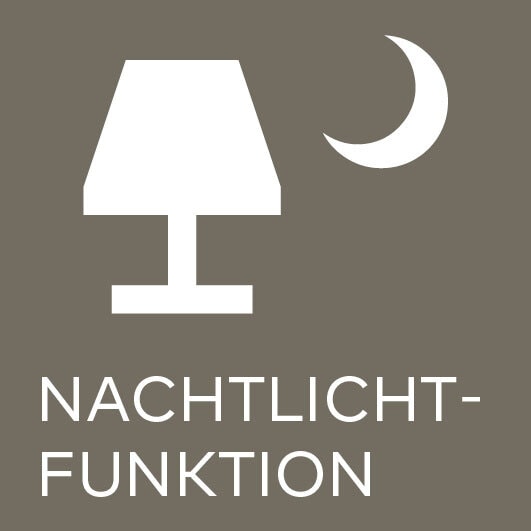 Bluetooth-Lautsprecher mit Ladefunktion und Nachtlicht grau