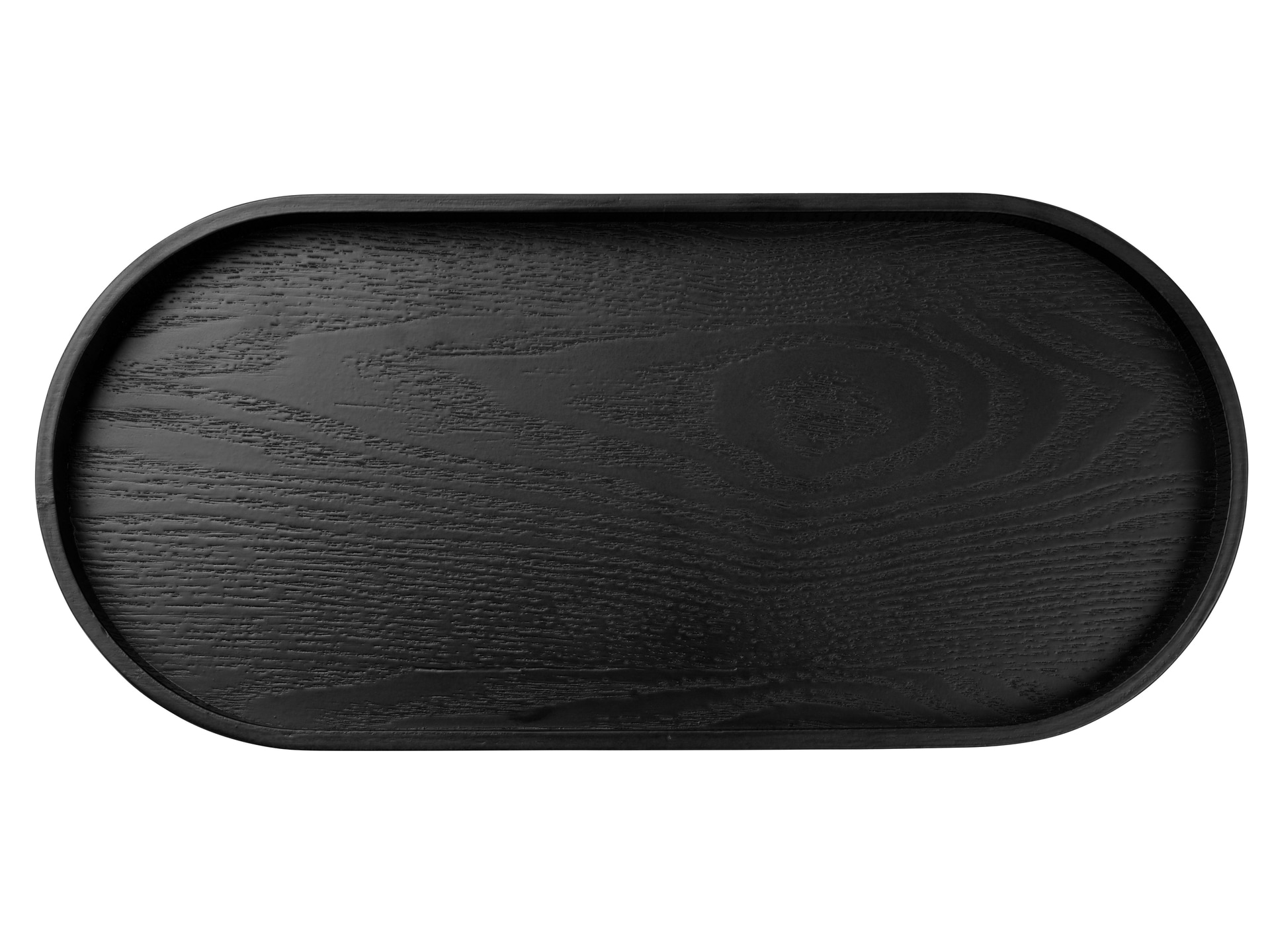 ASA Tablett WOOD 35,5x16,5 cm schwarz