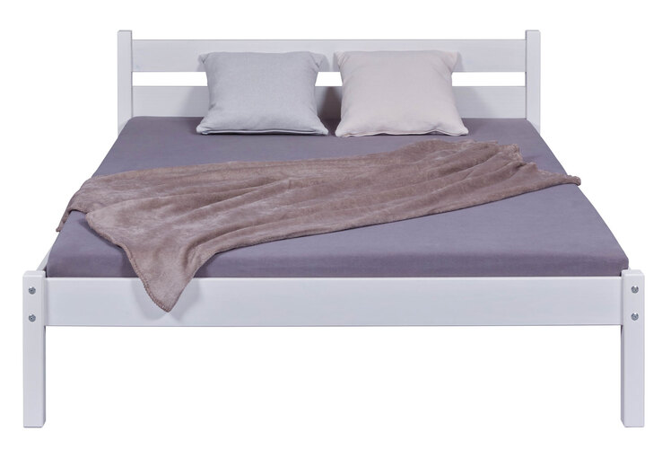 Bett FLORENTIN 140 x 190 cm weiß