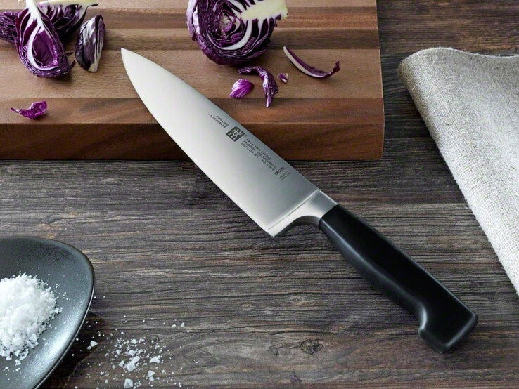 ZWILLING Messerblock VIER STERNE 7-teilig BAMBUS braun