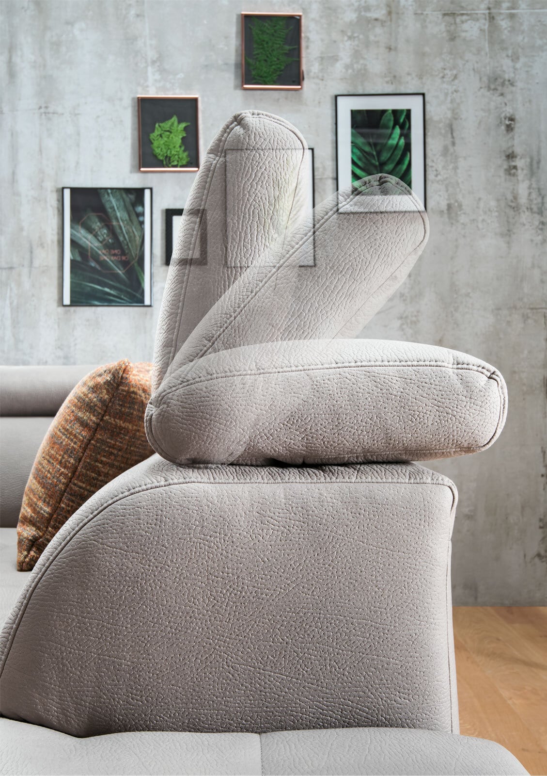 vito Ecksofa REEVE 293 x 220 cm grey