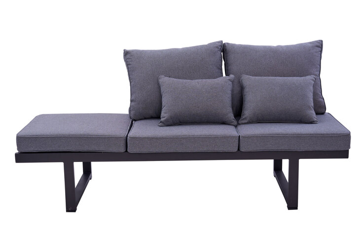 Garden FLAIR Gartensofa LINA anthrazit /grau