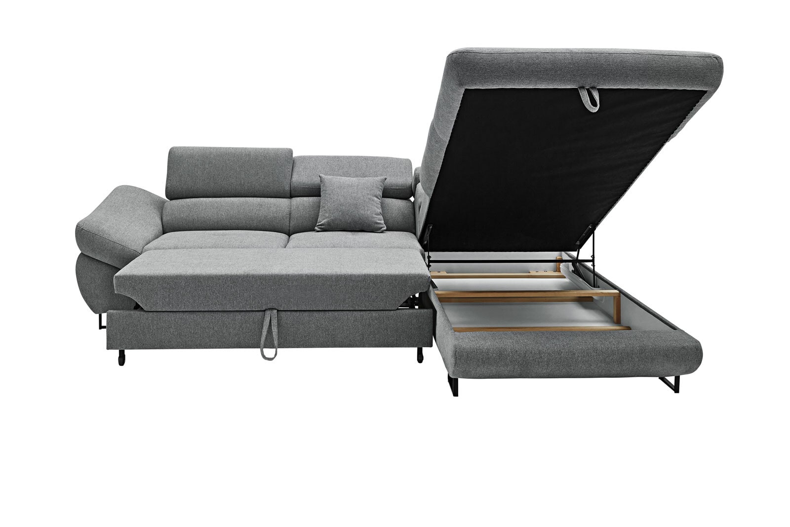 Ecksofa FABIO 280 x 235 cm Primo grau