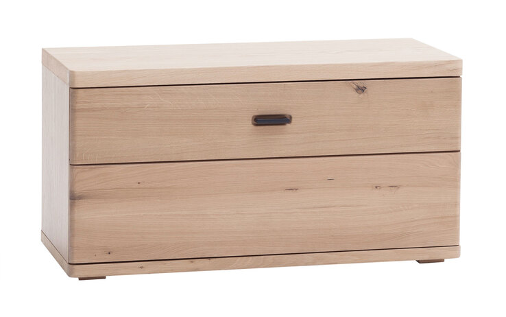 CASAVANTI Bank MADRID 90 x 47 cm Balkeneiche Bianco massiv
