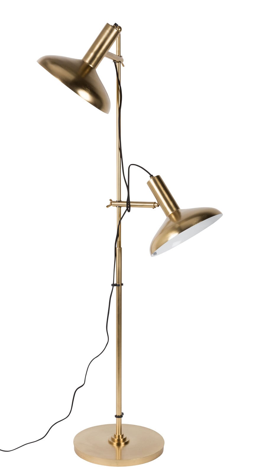 DUTCHBONE Retrofit Stehlampe KARISH 160 cm Messingfarbig