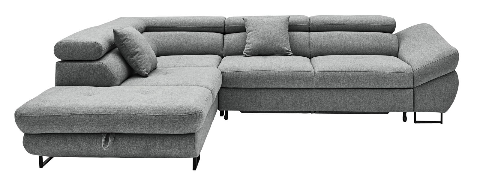 Ecksofa FABIO 235 x 280 cm Primo grau