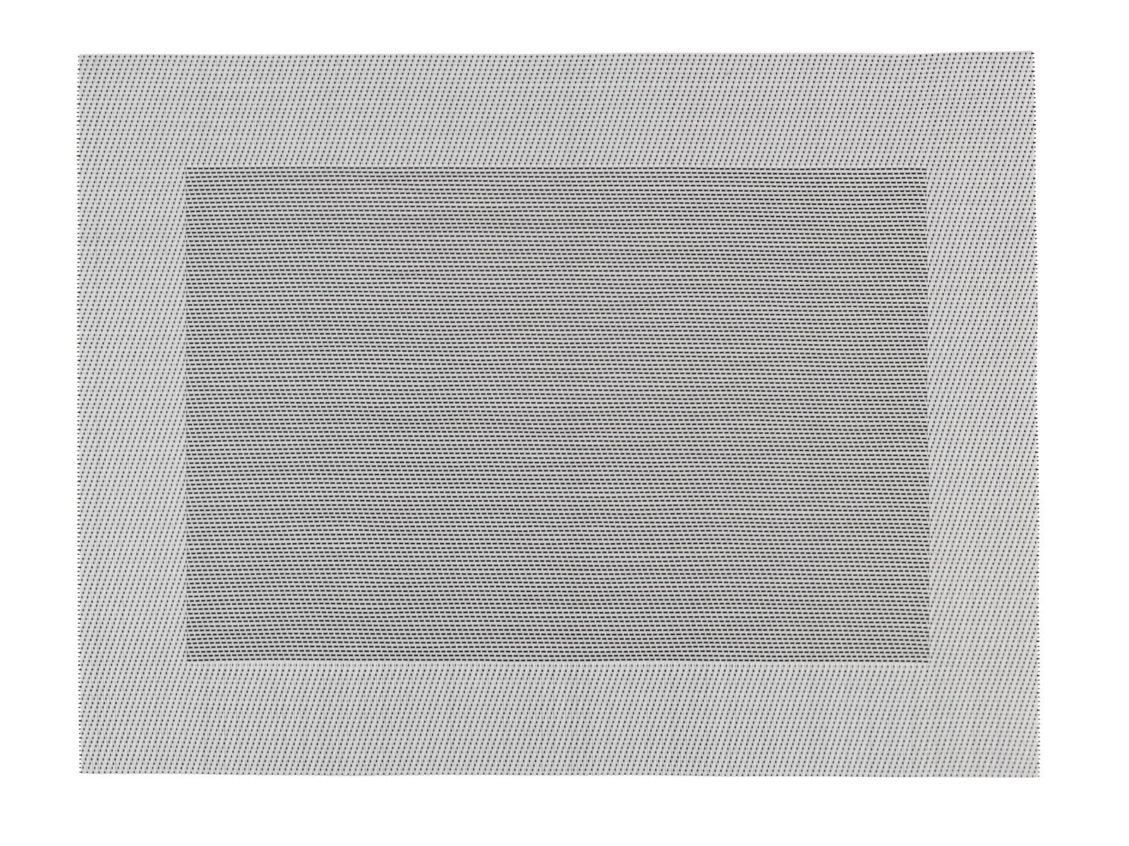 kela Tisch-Set NICOLLETTA 33 x 45 cm Kunststoff silberfarbig