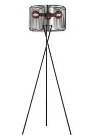FISCHER & HONSEL Retrofit Stehlampe CAGE sandschwarz