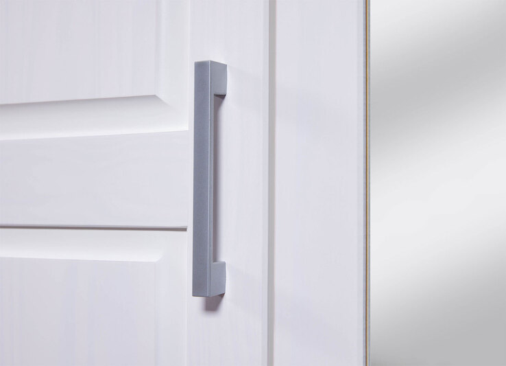 Drehtürenschrank THILO 140 x 190 cm weiß