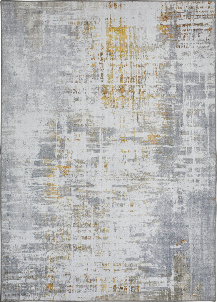 Teppich ALMONTE 120 x 170 cm creme/senfgelb