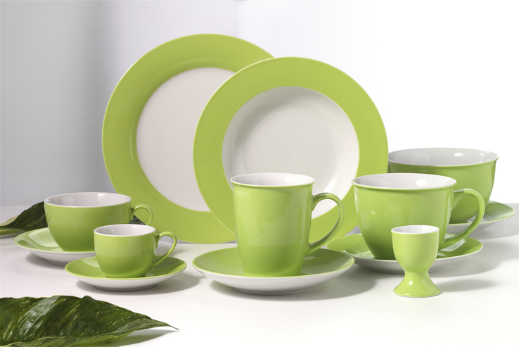 Ritzenhoff & Breker Kaffeebecher DOPPIO 6er Set grün