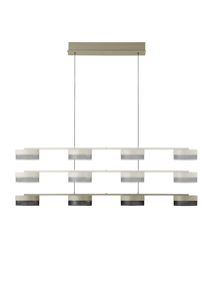HELL LED Balkenpendel MESH sand /schwarz