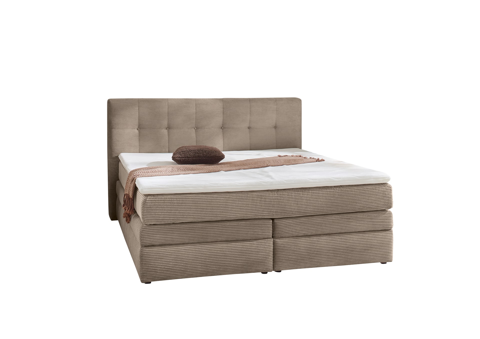 Boxspringbett AMY 180 x 200 cm braun