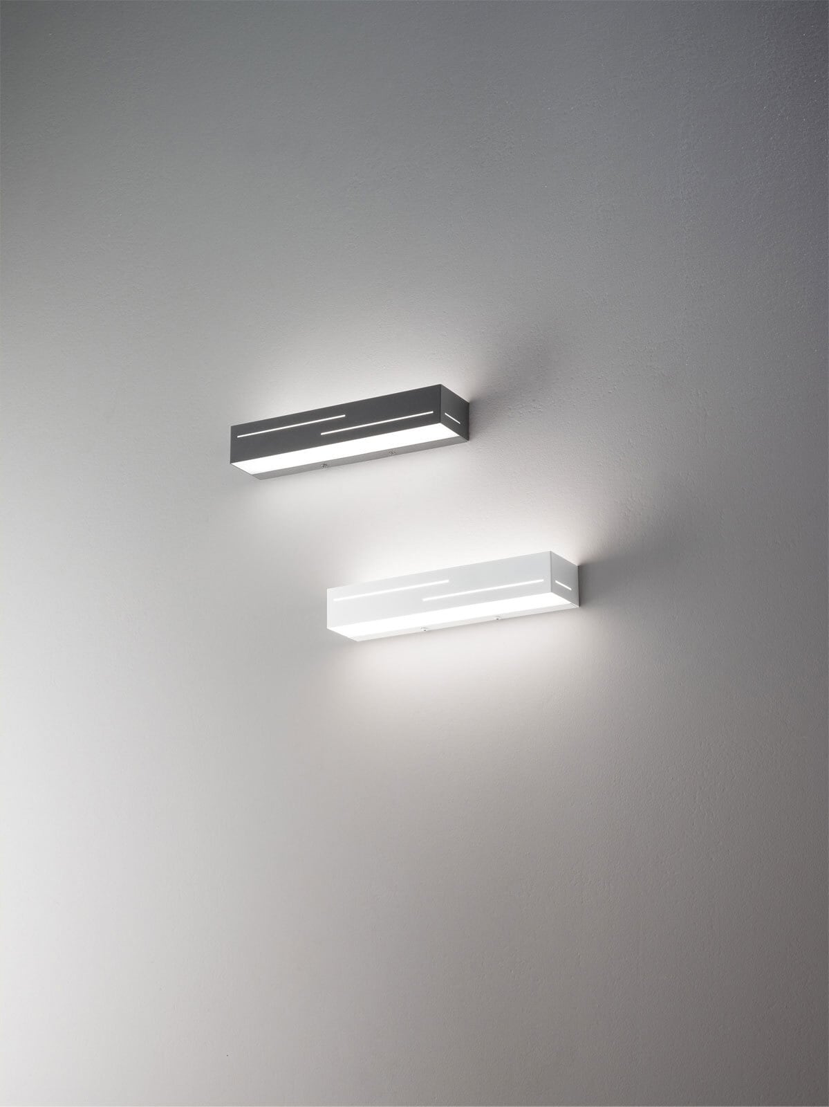 FABAS LUCE LED Wandleuchte BANNY 31 cm anthrazit