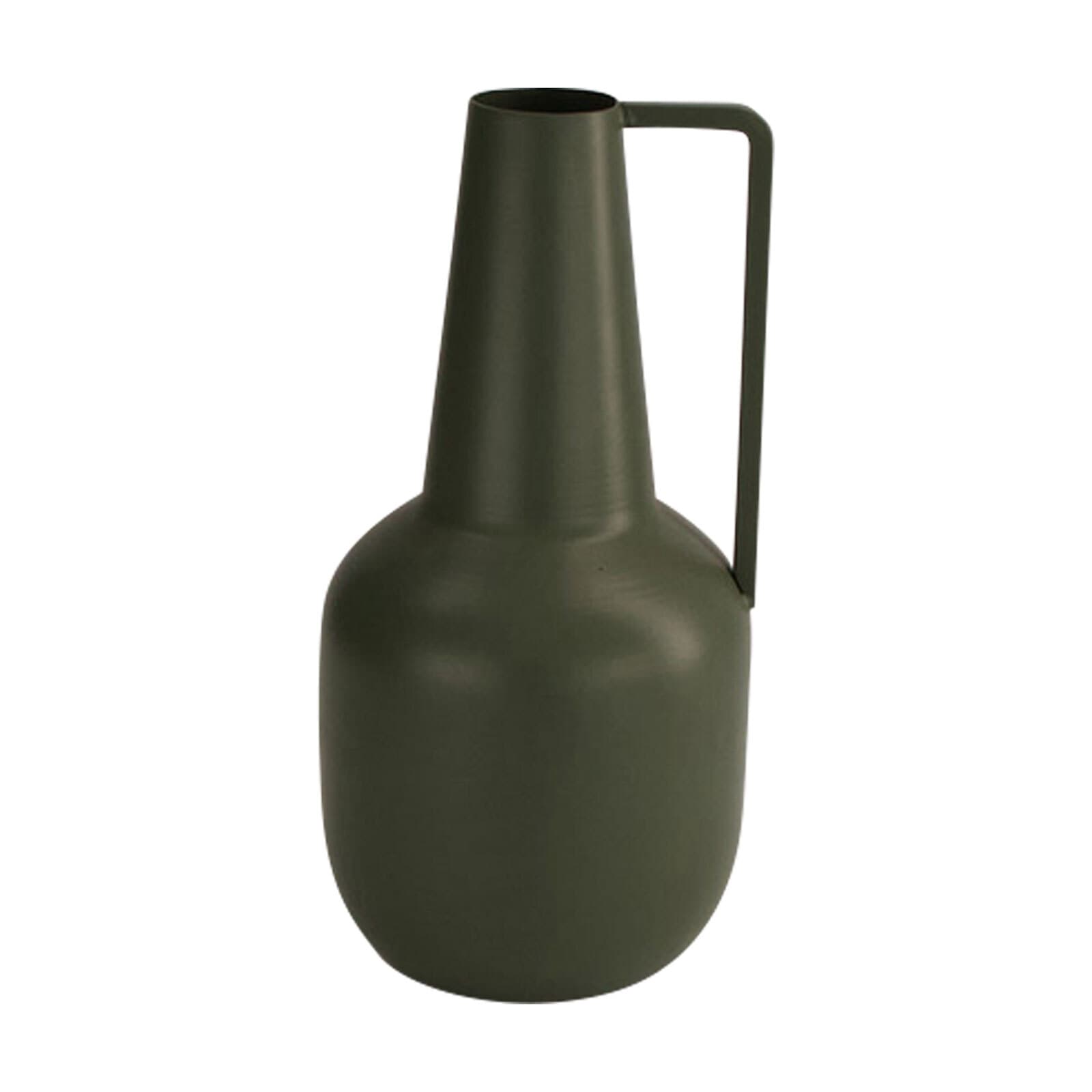 Vase 20 cm Eisen grün