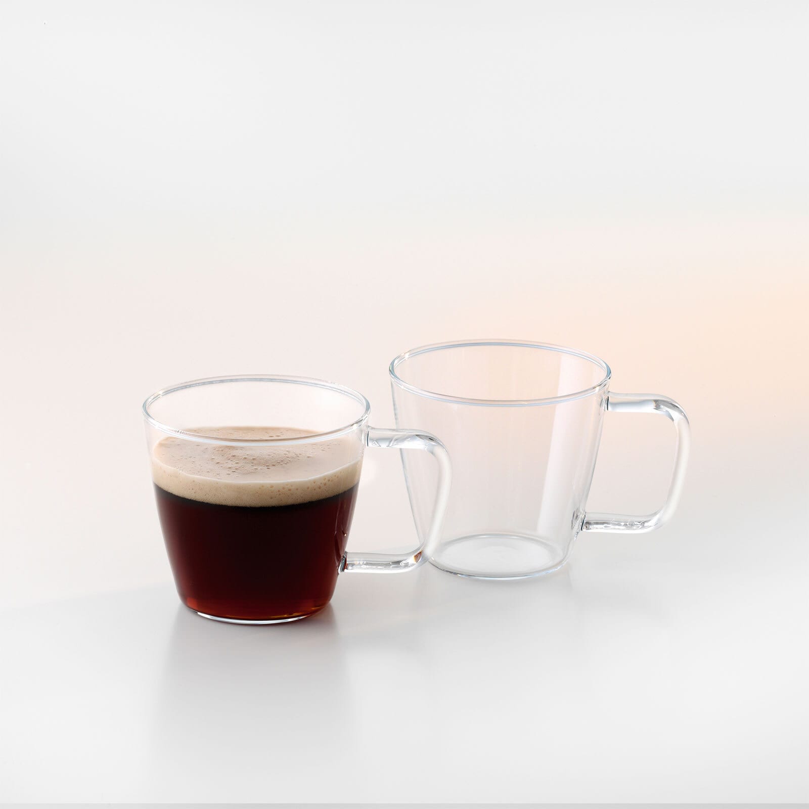 BOHEMIA SELECTION Tee-/ Kaffeeglas CHARME 2er Set Glas