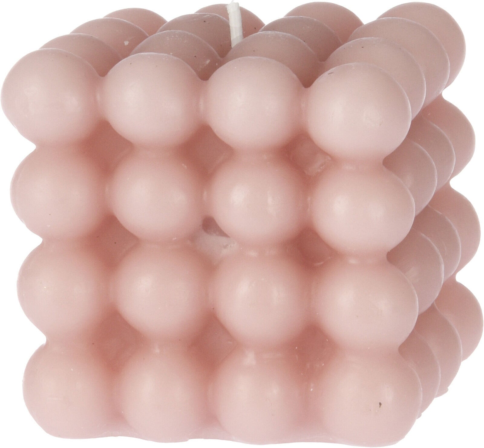 Bubble Kerze 7,5 x 7,5 x 7,5 cm rosa