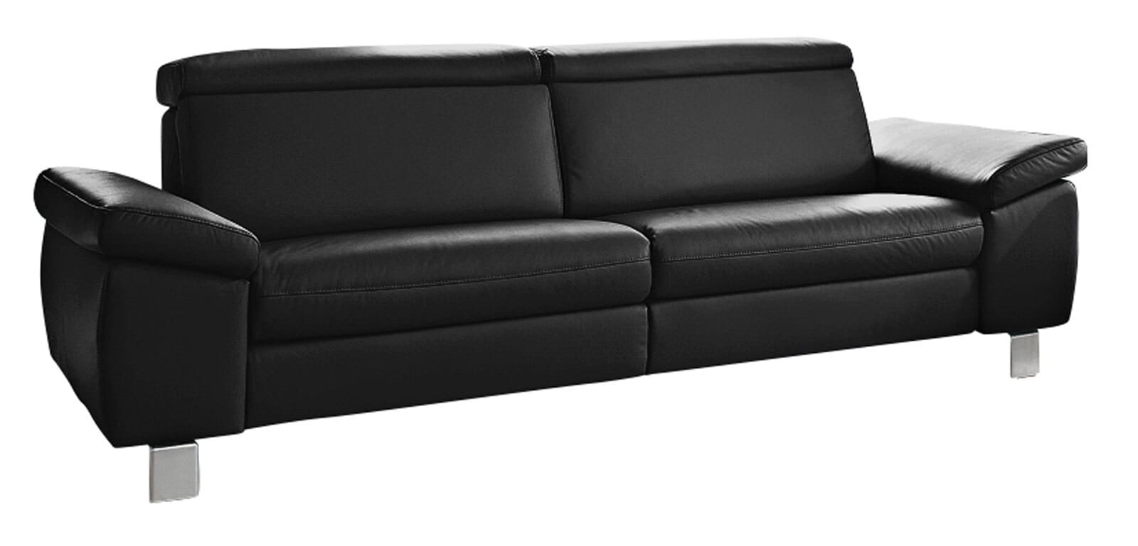 vito Sofa 3-Sitzer TONGA schwarz