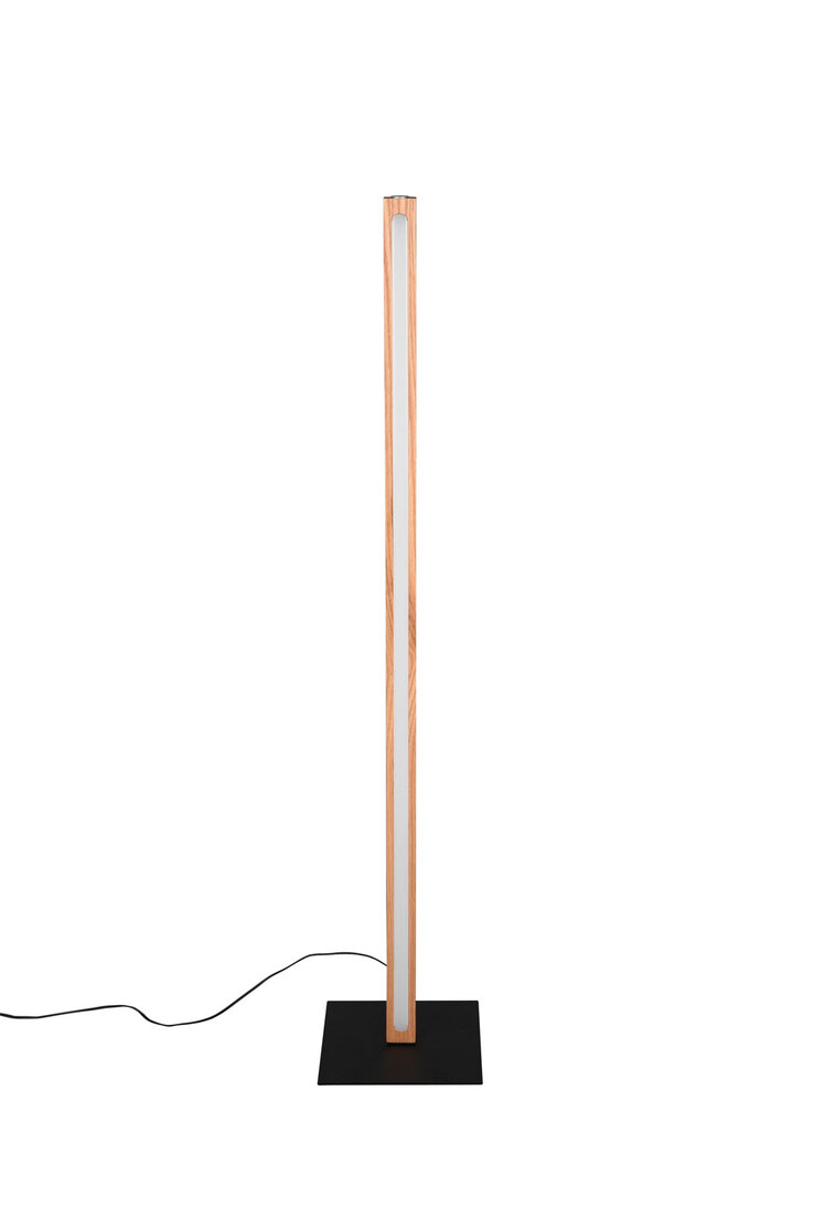 TRIO LED Stehlampe BELLARI naturfarbig