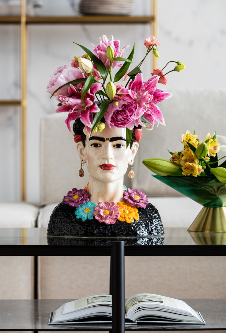 KARE DESIGN Vase FRIDA FLOWER mehrfarbig