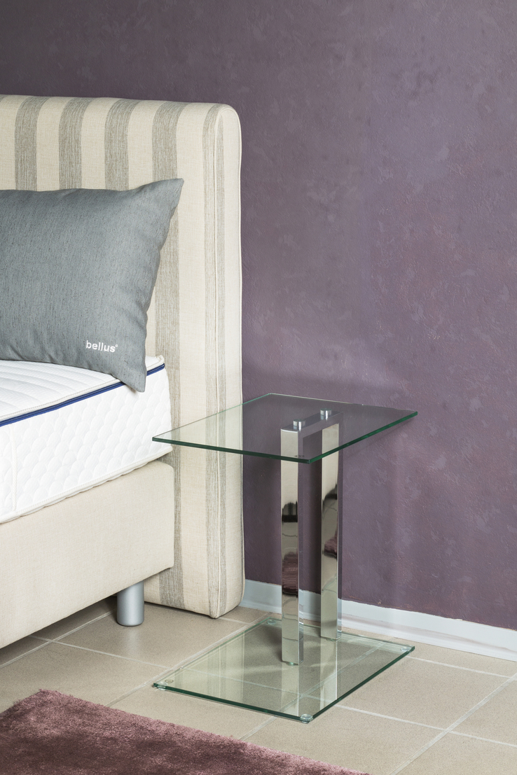 Beistelltisch ARTUR 1 45 x 50 x 35 cm Glas