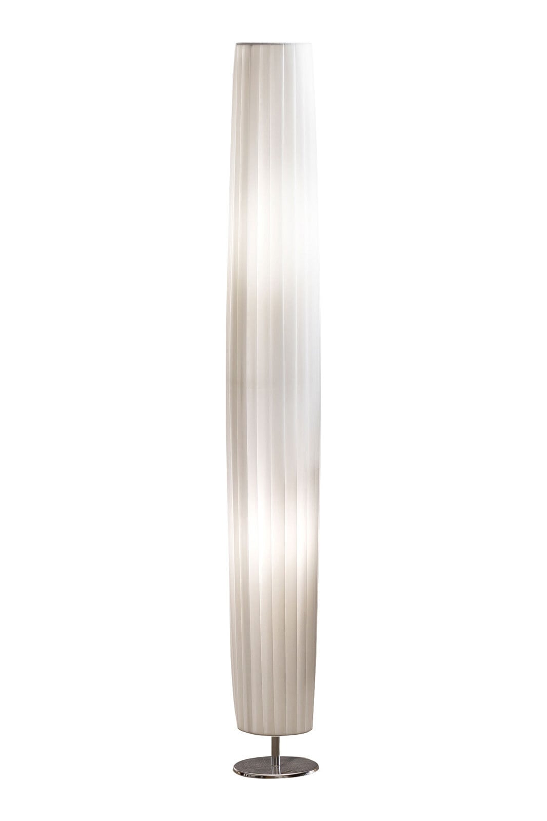 CASAVANTI Retrofit Stehlampe rund 120 cm weiß