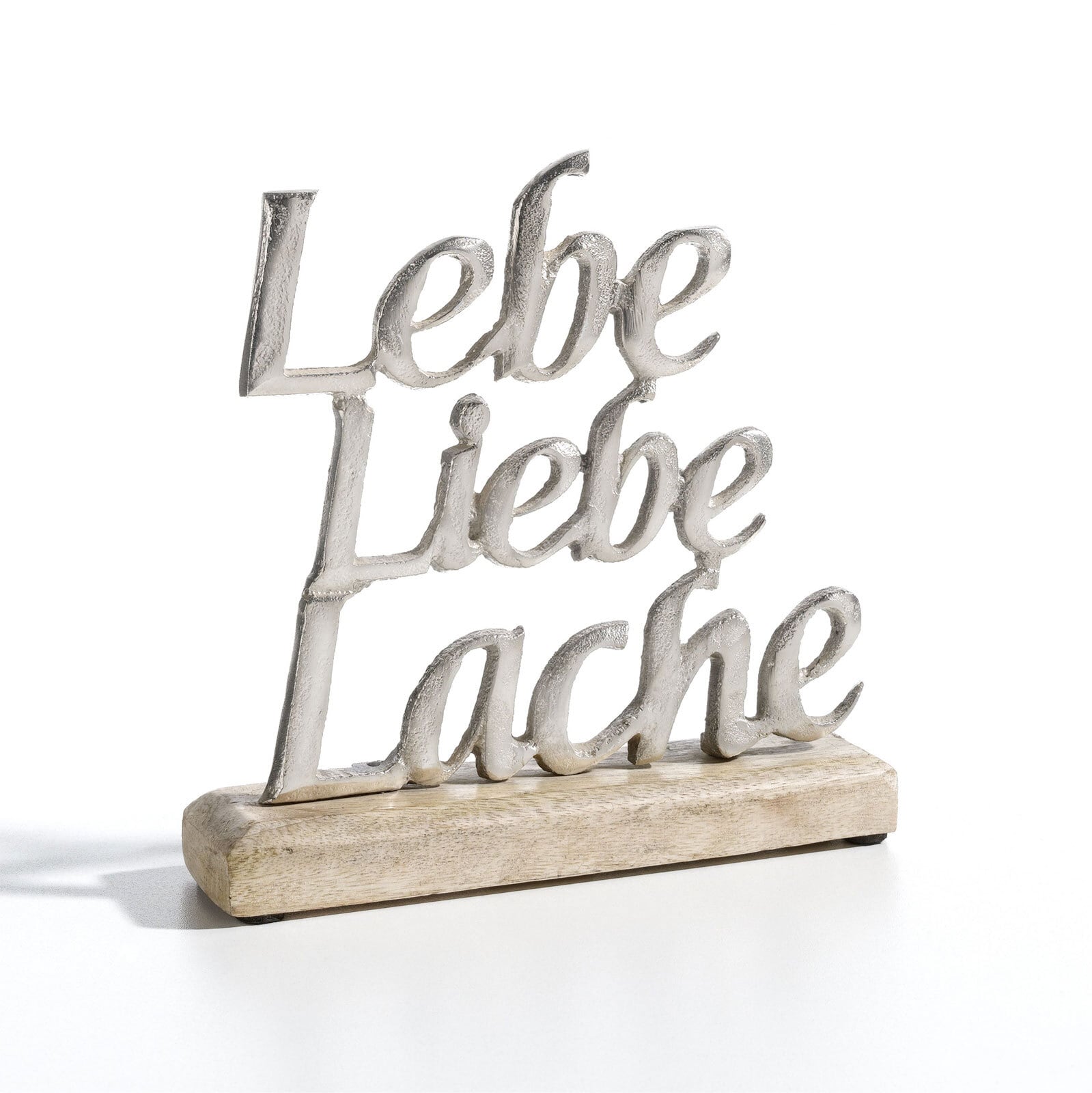 casaNOVA Deko Schriftzug LEBE LIEBE LACHE 20 cm