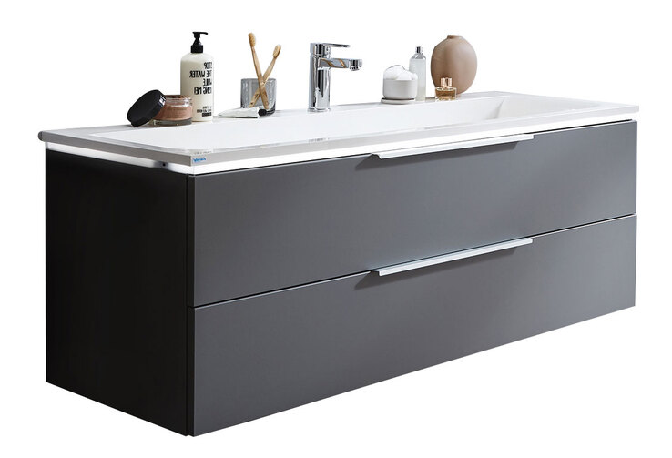 puris Waschplatz STAR LINE 140 cm Quarzgrau matt
