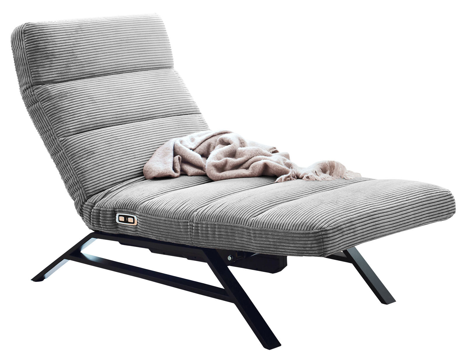 Ole Gunderson Relaxliege KARLSSON Cord darkgrey