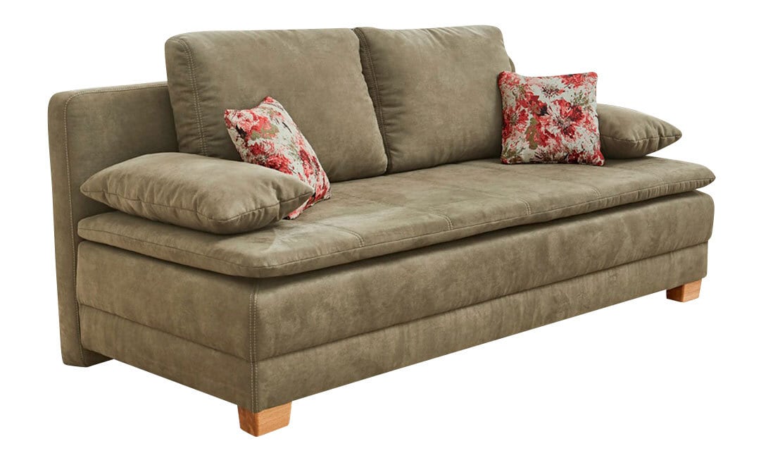 PHILL HILL Schlafsofa MARRY 200 x 96 cm Olivgrün