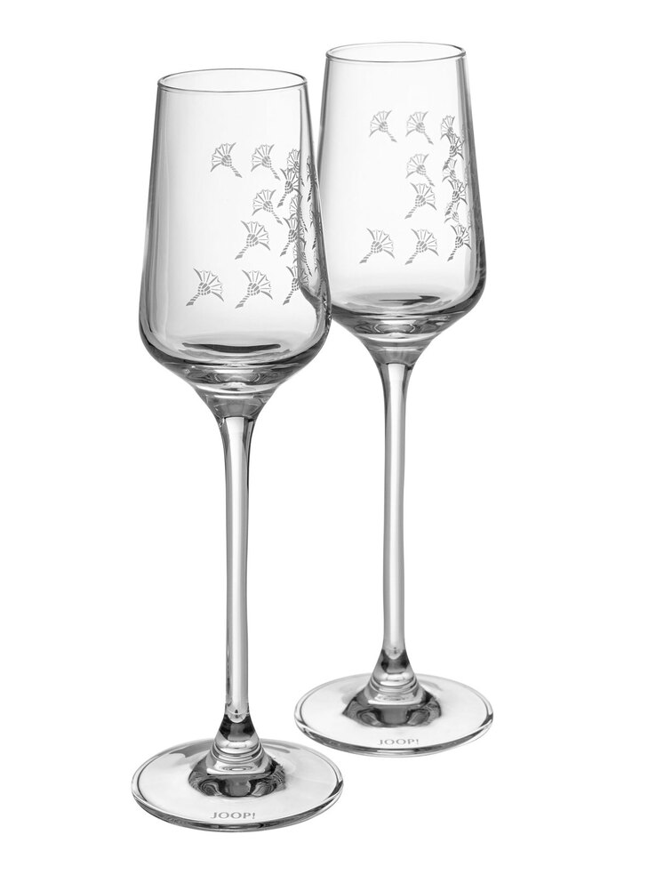 JOOP! Likörglas FADED CORNFLOWER 2er Set - je 100 ml