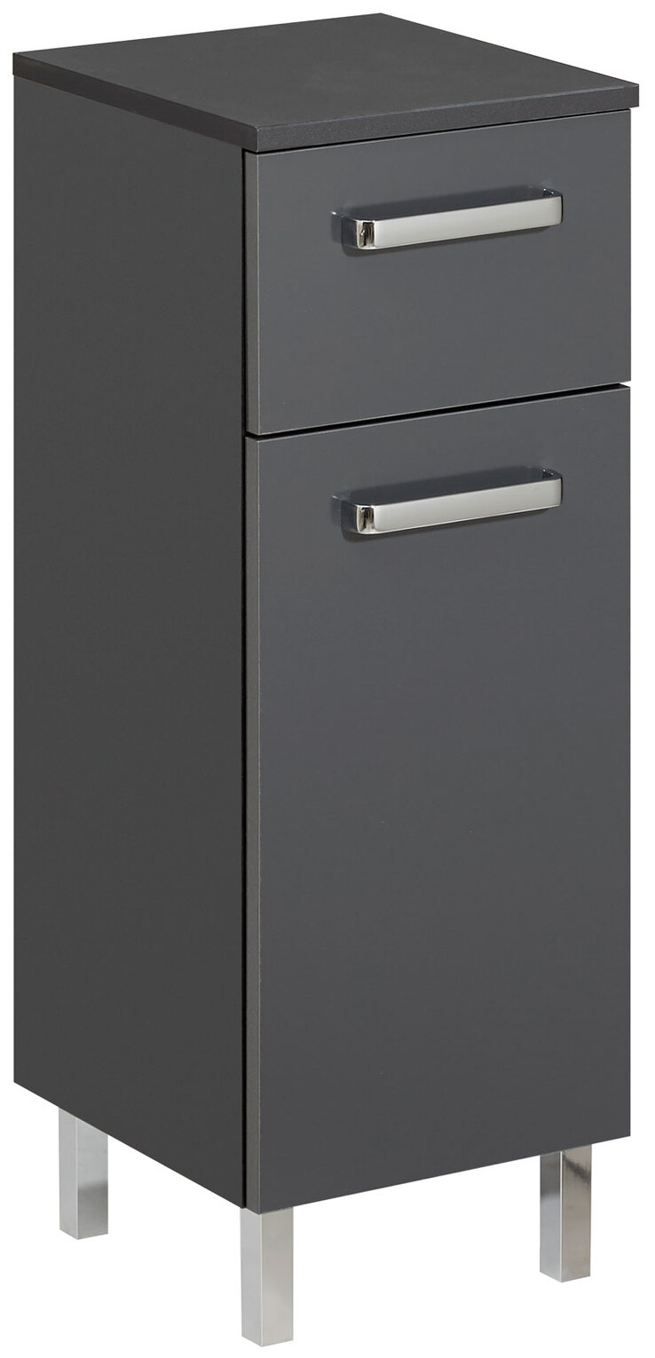 Unterschrank 30 x 81 cm anthrazitgrau